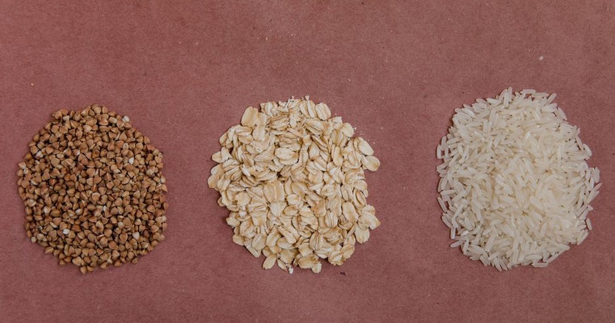 whole grains oats brown rice