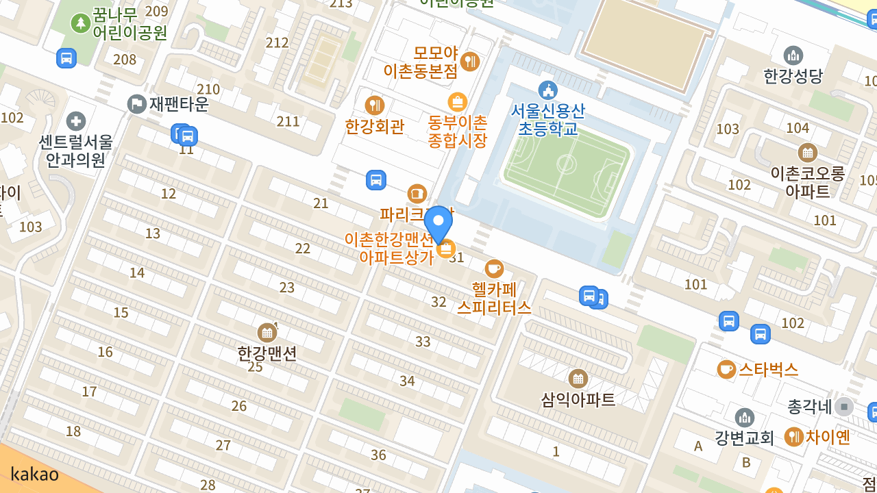 달짜국수 위치 지도