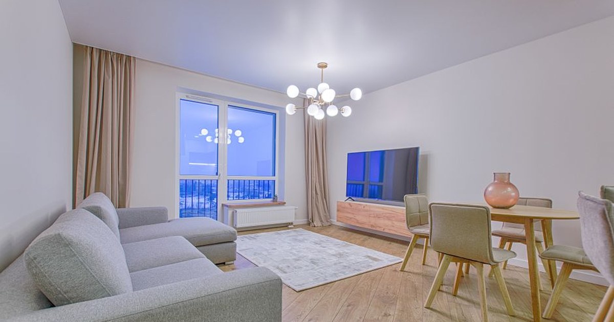 apartment living room clean