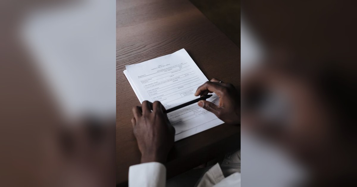 bank application form